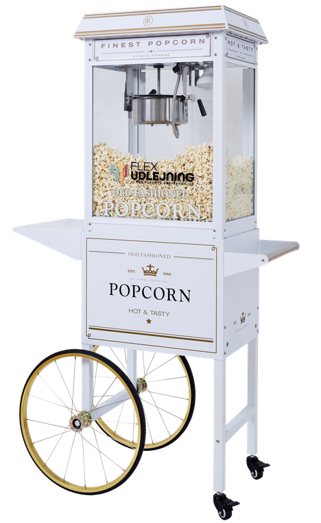 Hvid Popcornmaskine Leje